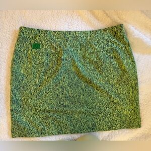 Loudmouth Golf Skirt. Green Grass print. Athleisure,Pickleball,tennis. Size 14